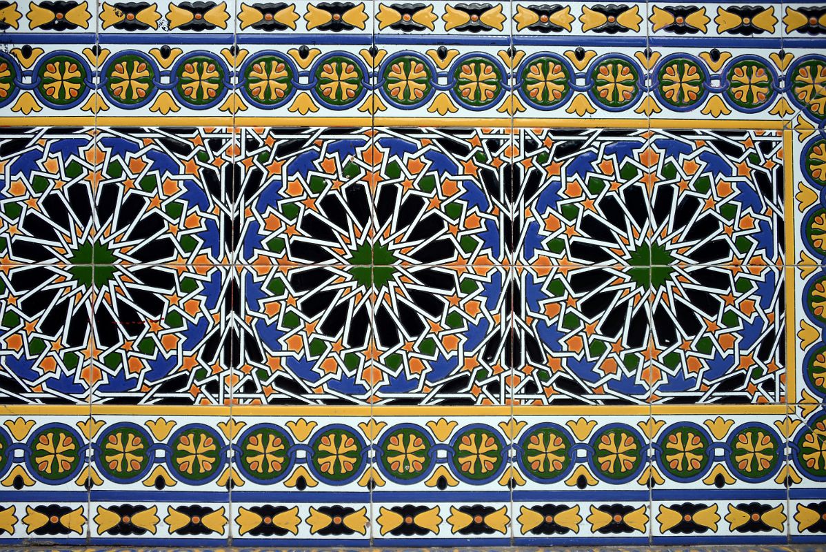 11-02 Plaza Espana Has Brightly Coloured Andalucian Tiles In Mendoza